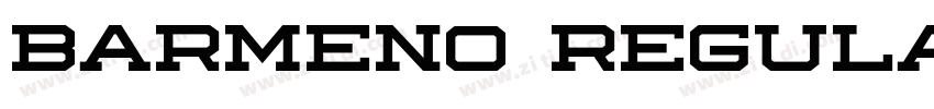 Barmeno Regular字体转换